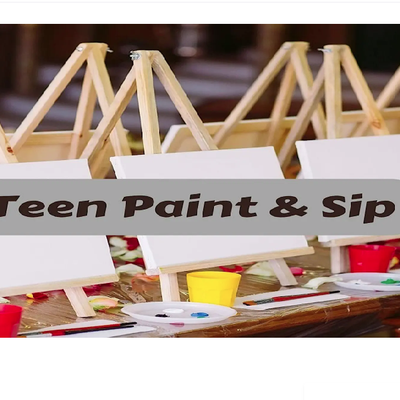 Teen Paint and Sip at the Morris County Library
